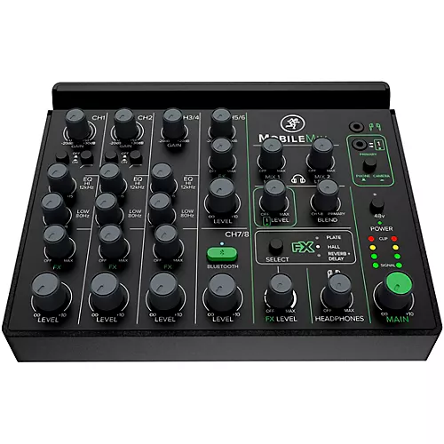 Mackie MobileMix 8-Channel USB-Powerable Mixer With Thump GO Speaker and e 835 Microphone