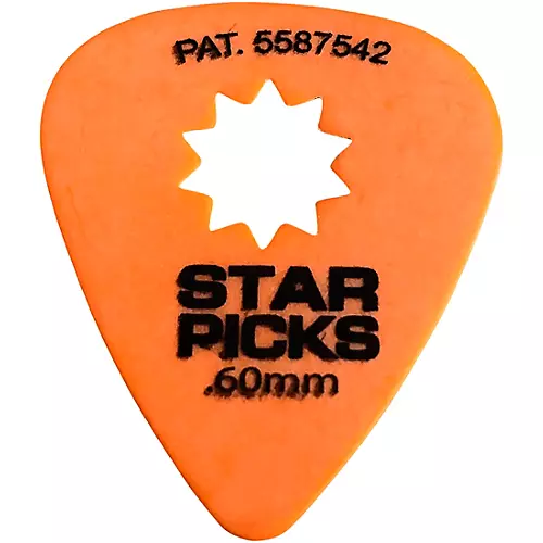 Everly Star Guitar Picks .50 mm 12 Pack