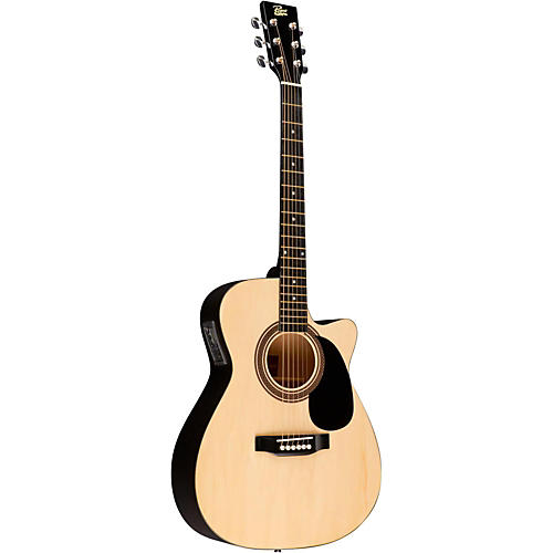 Rogue RA-090 Concert Cutaway Acoustic-Electric Guitar Mahogany