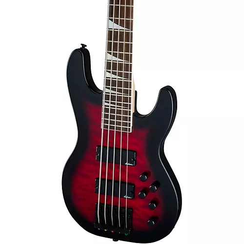 Jackson JS Series Concert Bass JS3VQ 5-String Cherry Burst