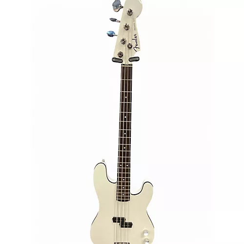 Used Fender aerodyne precision bass White Electric Bass Guitar White