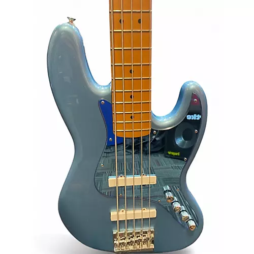 Used Fender Player Plus Jazz Bass V opal spark Electric Bass Guitar opal spark