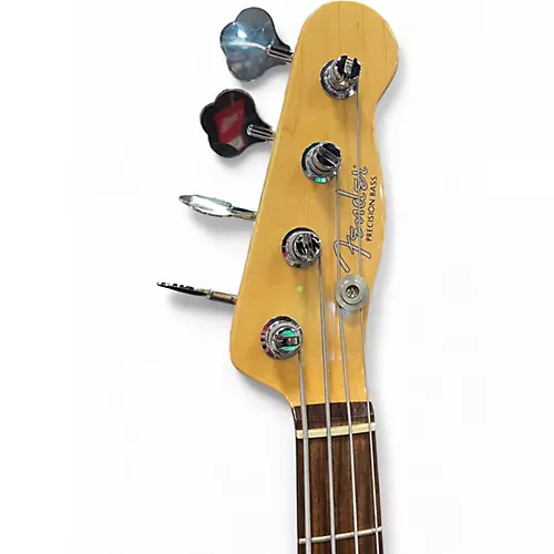 Used Fender Mike Dirnt Signature Precision Bass TV Yellow Electric Bass Guitar TV Yellow