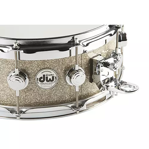 DW Collector's Series FinishPly Top Edge Snare Drum Broken Glass 14x6