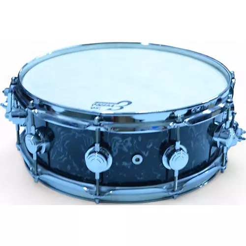 Used DW 5X14 Collector's Series Snare BLACK VELVET Drum BLACK VELVET 8