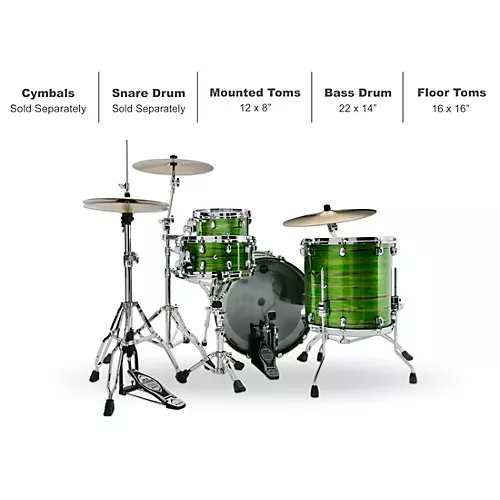 TAMA Starclassic Walnut/Birch 3-Piece Shell Pack With 22