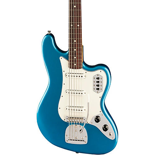 Fender Vintera II '60s Bass VI 6-String Bass Guitar Lake Placid Blue