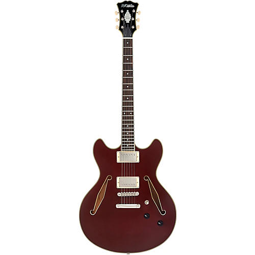 D'Angelico Excel DC Tour Semi-Hollow Electric Guitar With Supro Bolt Bucker Pickups and Stopbar Tailpiece Slate Blue