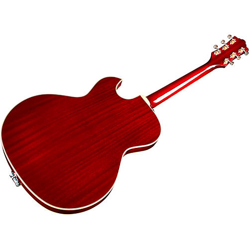 Guild Starfire III Hollowbody Archtop Electric Guitar With Guild Vibrato Tailpiece Cherry Red