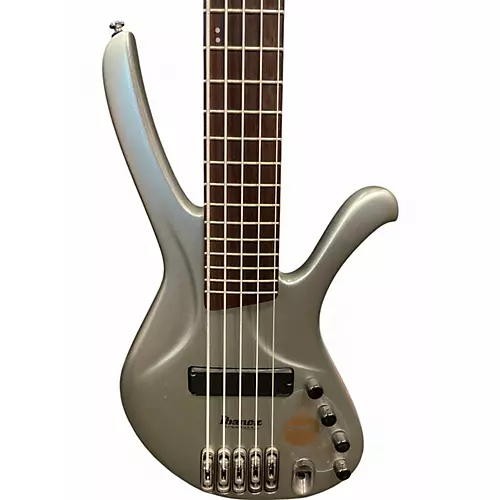 Used Ibanez EDA905 Silver Sparkle Electric Bass Guitar Silver Sparkle
