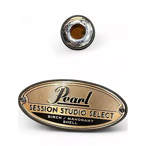 Used Pearl 4 piece Session Studio Select Black Satin Ash Drum Kit Black Satin Ash