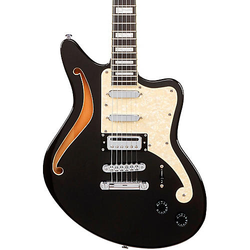 D'Angelico Premier Series Bedford SH Electric Guitar Offset Stopbar Tailpiece Oxblood