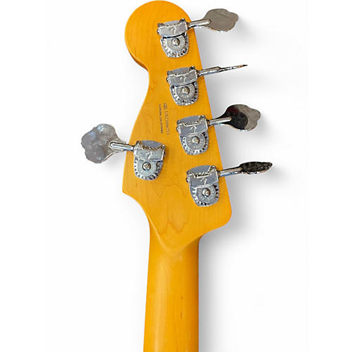 Used Fender American Ultra Jazz Bass V Olympic White Electric Bass Guitar Olympic White