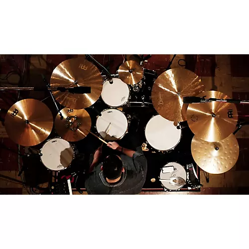 MEINL Pure Alloy Traditional Medium Hi-Hat Cymbal Pair 15 in.