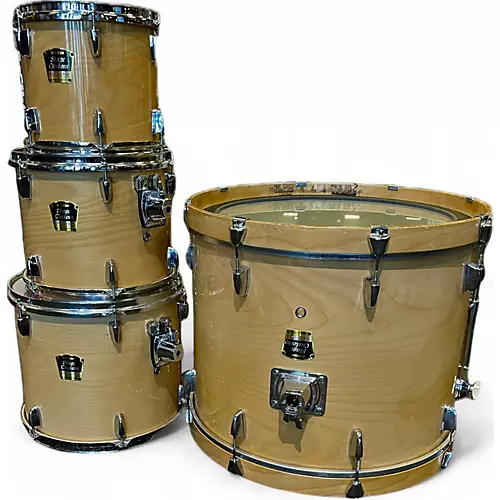 Used Yamaha 4 piece Stage Custom Natural Drum Kit Natural