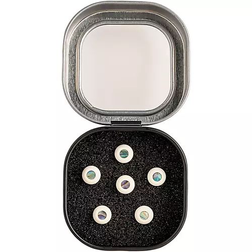 Martin Luxe Liquidmetal Bridge Pin Set Bone Pearl