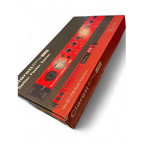 Used Focusrite Clarett 8Pre USB Audio Interface