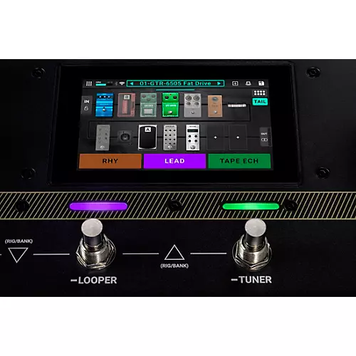 HeadRush Flex Prime Guitar Multi-Effects Processor & Amp Modeler Pedal Black