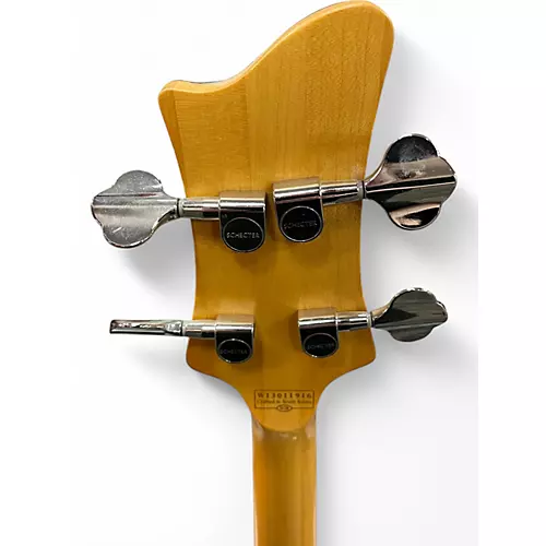 Used Schecter Guitar Research Stargazer 4 Gloss White Electric Bass Guitar Gloss White