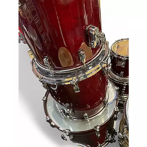 Used Pearl 6 Piece Reference Series Wine Red Drum Kit Wine Red
