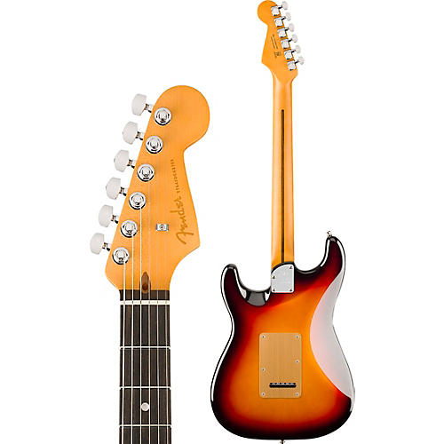 Fender American Ultra II Stratocaster HSS Ebony Fingerboard Electric Guitar Texas Tea