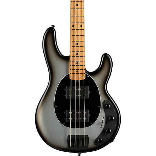 Ernie Ball Music Man StingRay Special HH Electric Bass Guitar Black and Chrome