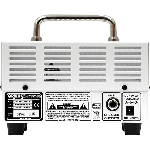 Orange Amplifiers Micro Terror MT20 20W Hybrid Guitar Amp Head