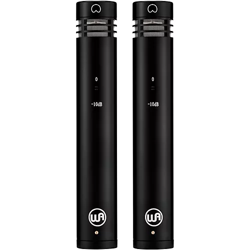 Warm Audio WA-84 Small-Diaphragm Condenser Microphone Stereo Pair Black