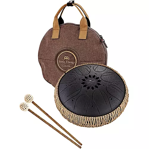 MEINL Sonic Energy B Minor Medium Octave Steel Tongue Drum Black