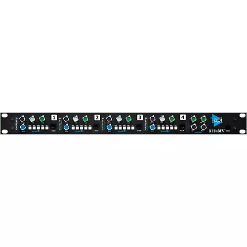 API 3124MV Discrete 4-Channel Mic/Line Preamp With Stereo Mixer