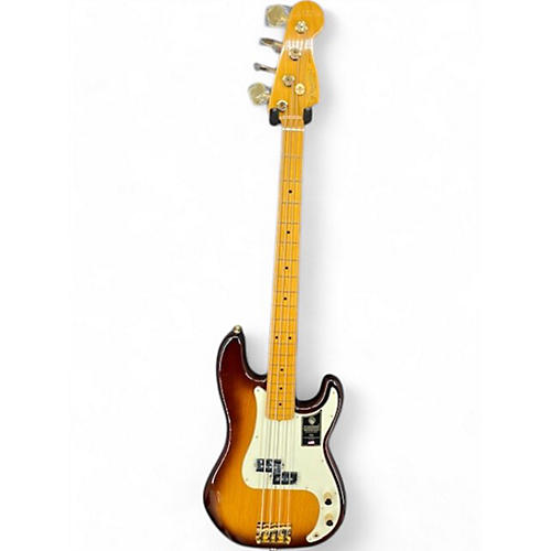 Used Fender 75th Anniversary Commemorative American Precision Bass 2 Color Sunburst Electric Bass Guitar 2 Color Sunburst