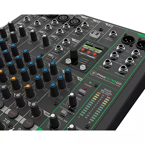 Mackie ProFX10 GO 10-Channel Battery-Powered Analog Mixer