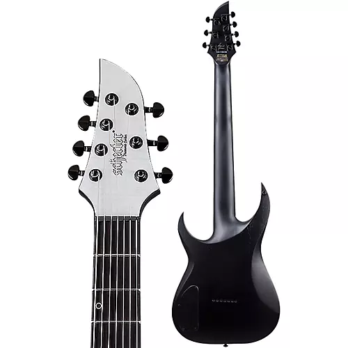 Schecter Guitar Research KM-7 MK-III Legacy 7-String Electric Guitar Transparent White Satin