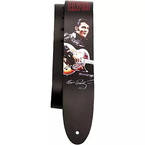 Perri's Elvis Direct To Leather 68 Comeback Guitar Strap 2.5 in.