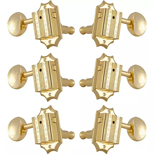 Grover Deluxe 136 Series Tuning Machines Nickel 3+3
