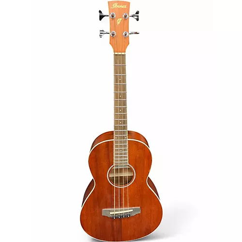 Used Ibanez PNB14E-OPN Natural Acoustic Bass Guitar Natural