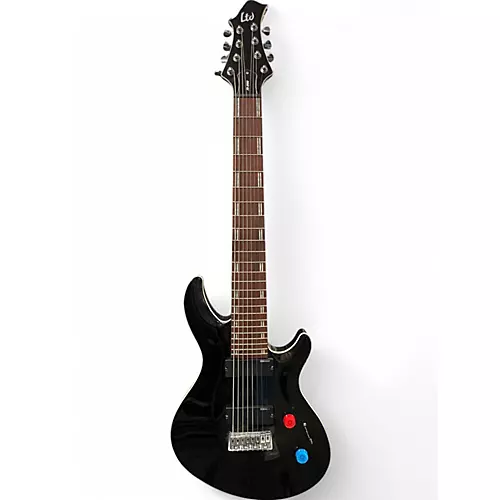Used ESP LTD JR208 Black Solid Body Electric Guitar Black