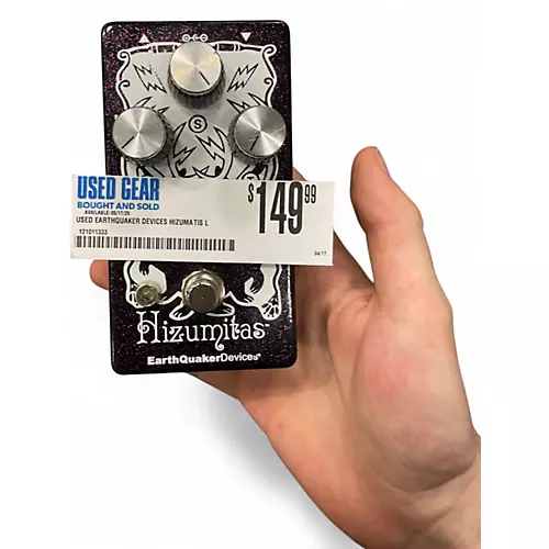 Used EarthQuaker Devices Hizumatis LE Gear Hero Purple Sparkle Effect Pedal