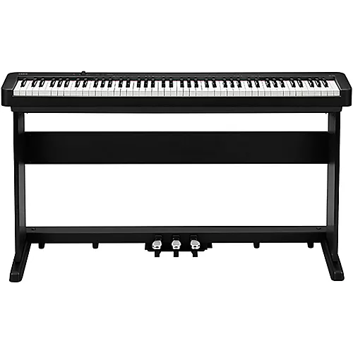 Casio CDP-S160 Digital Piano With Matching CS-470P Stand and Triple Pedal Red