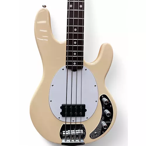 Used Sterling by Music Man STINGRAY Cream Electric Bass Guitar Cream