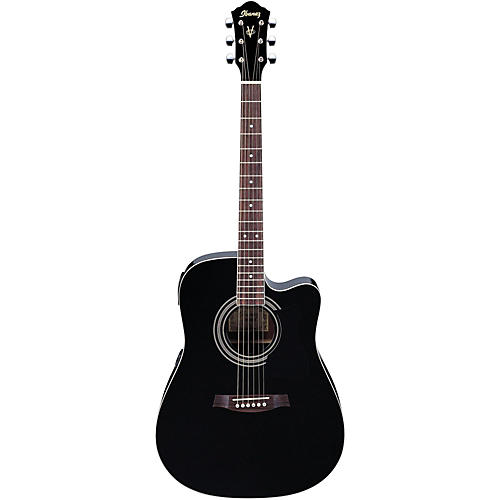 Ibanez V70CE Dreadnought Acoustic-Electric Guitar Transparent Blue