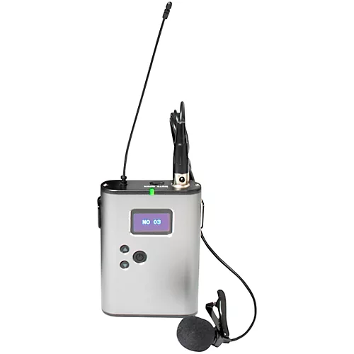 VocoPro Benchmark-LAV: True diversity PLL wireless bodypack system with lavalier mic