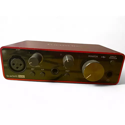 Used Focusrite Scarlett Solo Gen 3 Audio Interface