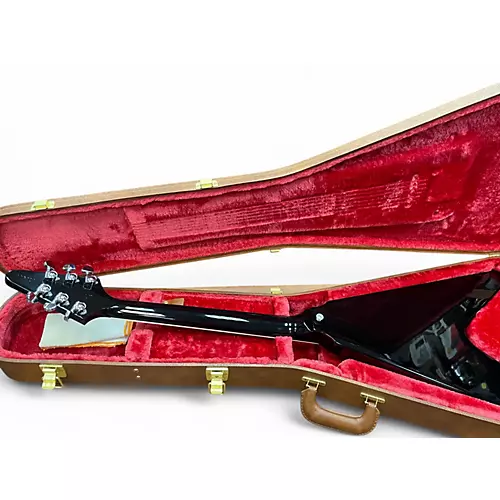 Used 2023 Gibson Flying V Black Solid Body Electric Guitar Black