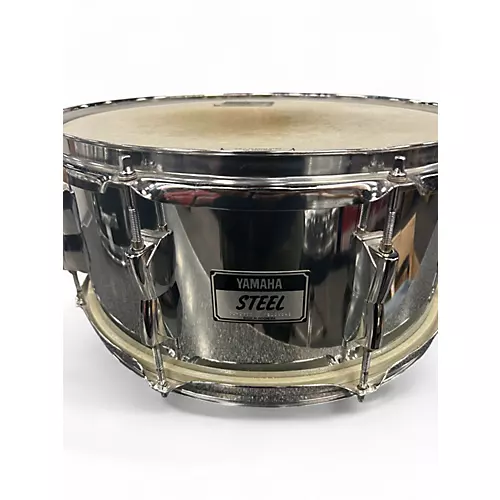 Used Yamaha 14in steel Silver Drum Silver 33