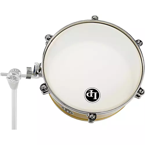 LP Brass Timbale With Chrome Hardware and Mount Bracket 13 x 6.5 in.