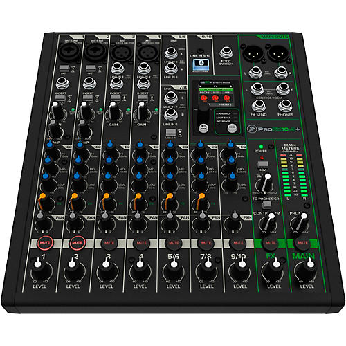 Mackie ProFX10v3+ 10-Channel Mixer With Gator Mixer Bag