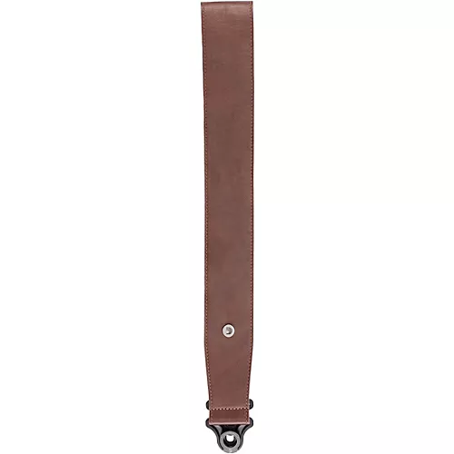 D'Addario Comfort Leather Auto Lock Guitar Strap Black 3 in.