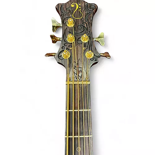 Used Cary Long Guitars Sauron Jeremy Pence signature Wenge/Mahogany Electric Bass Guitar Wenge/Mahogany