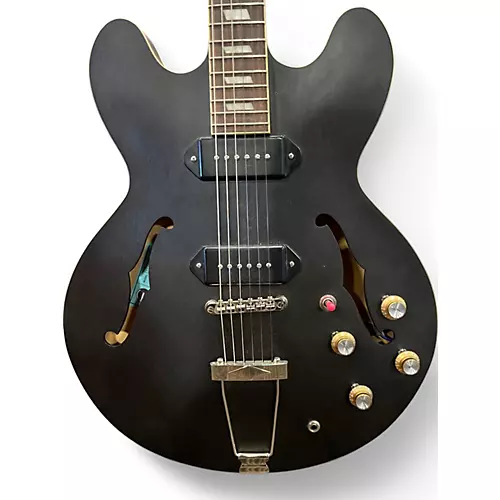 Used Epiphone casino worn Black Onyx Hollow Body Electric Guitar Black Onyx